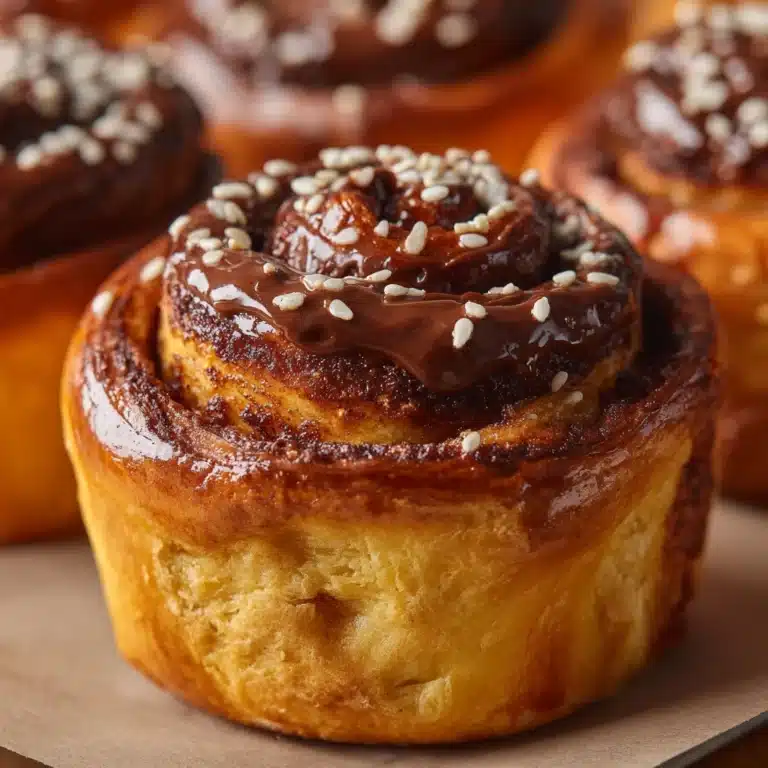 Nutella Halva Babka Buns Recipe