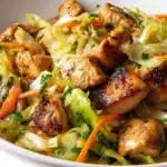 Cabbage Sautéed with Chicken Recipe