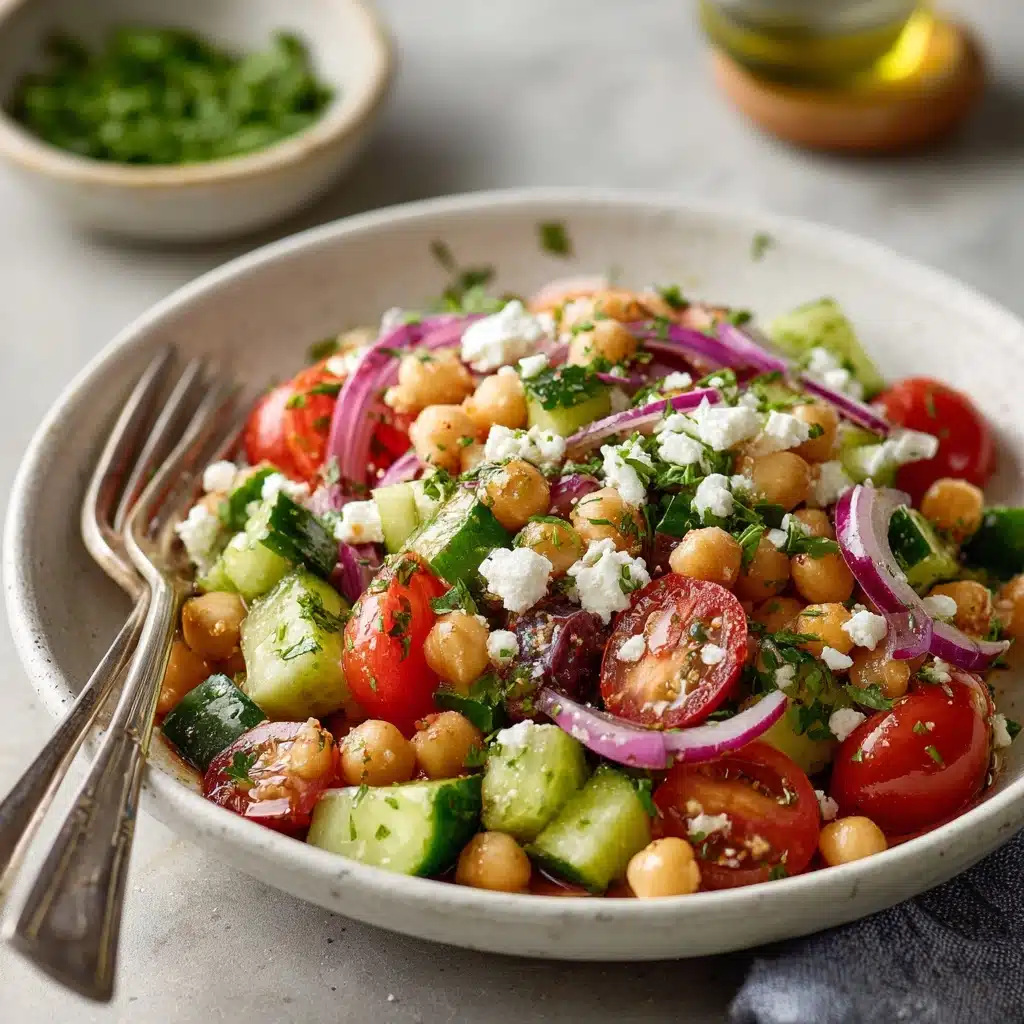 Mediterranean Chickpea Salad Recipe