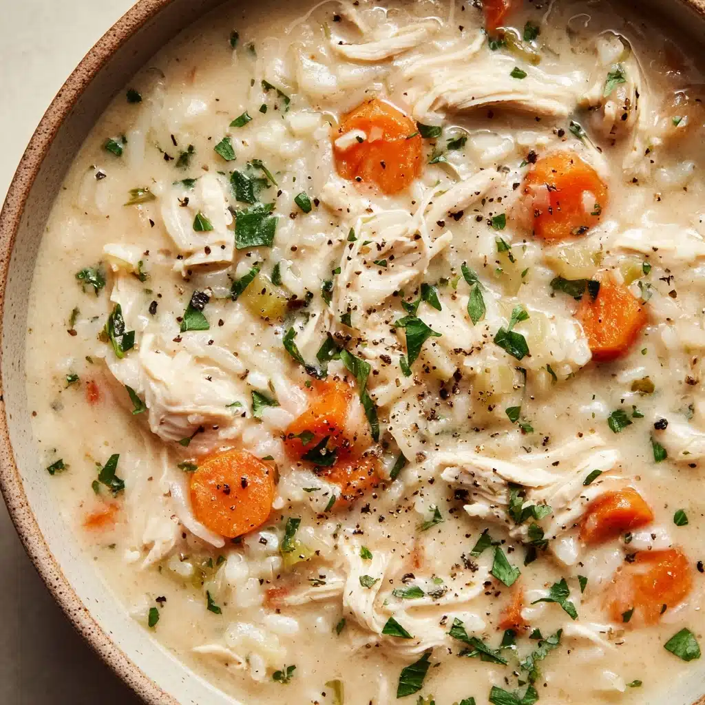 Creamy Chicken and Rice Soup Recipe - Recipe Image