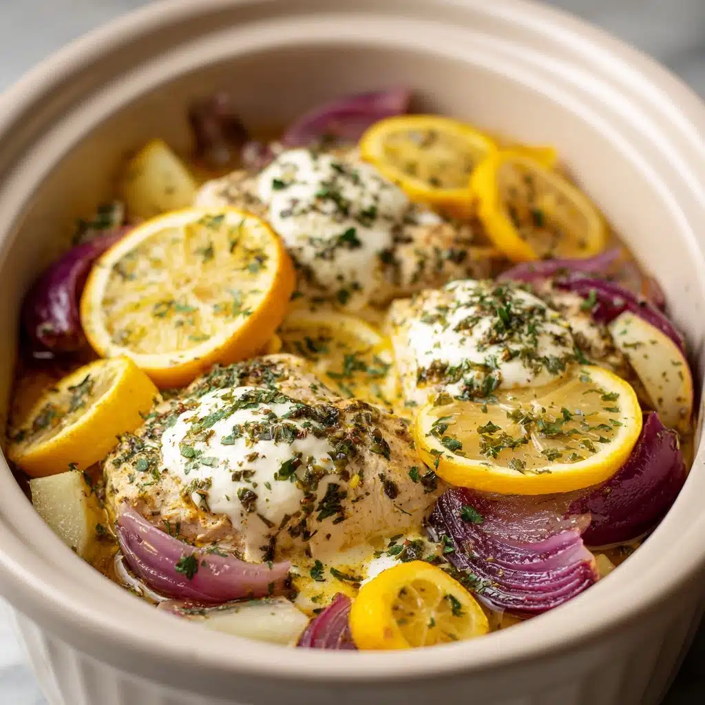 Slow Cooker Chicken Gyros Recipe - Recipe Image