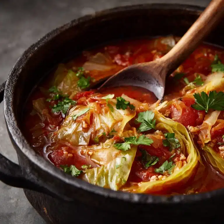 Polish Stuffed Cabbage Soup Recipe