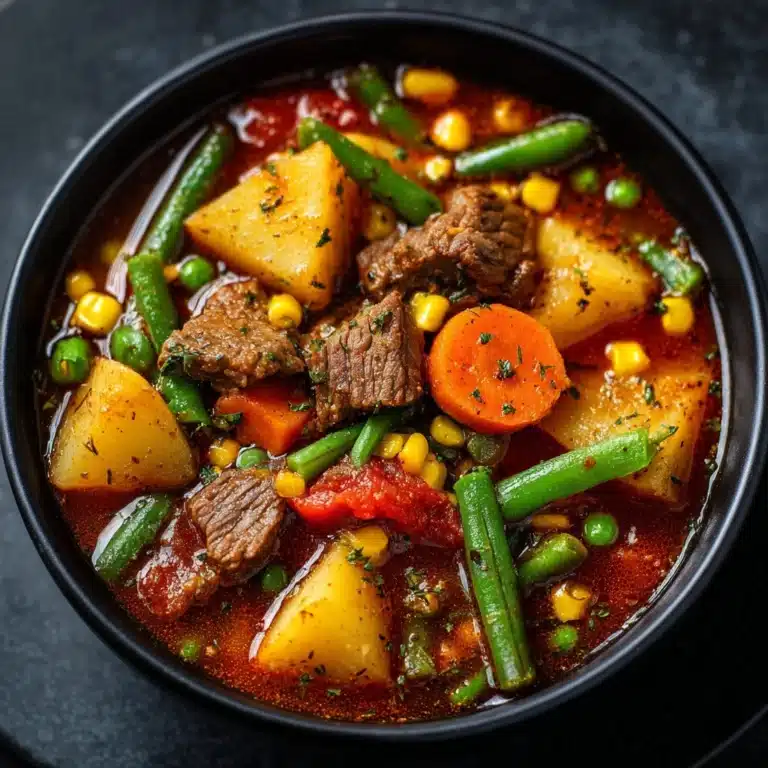 Beef Vegetable Soup Recipe