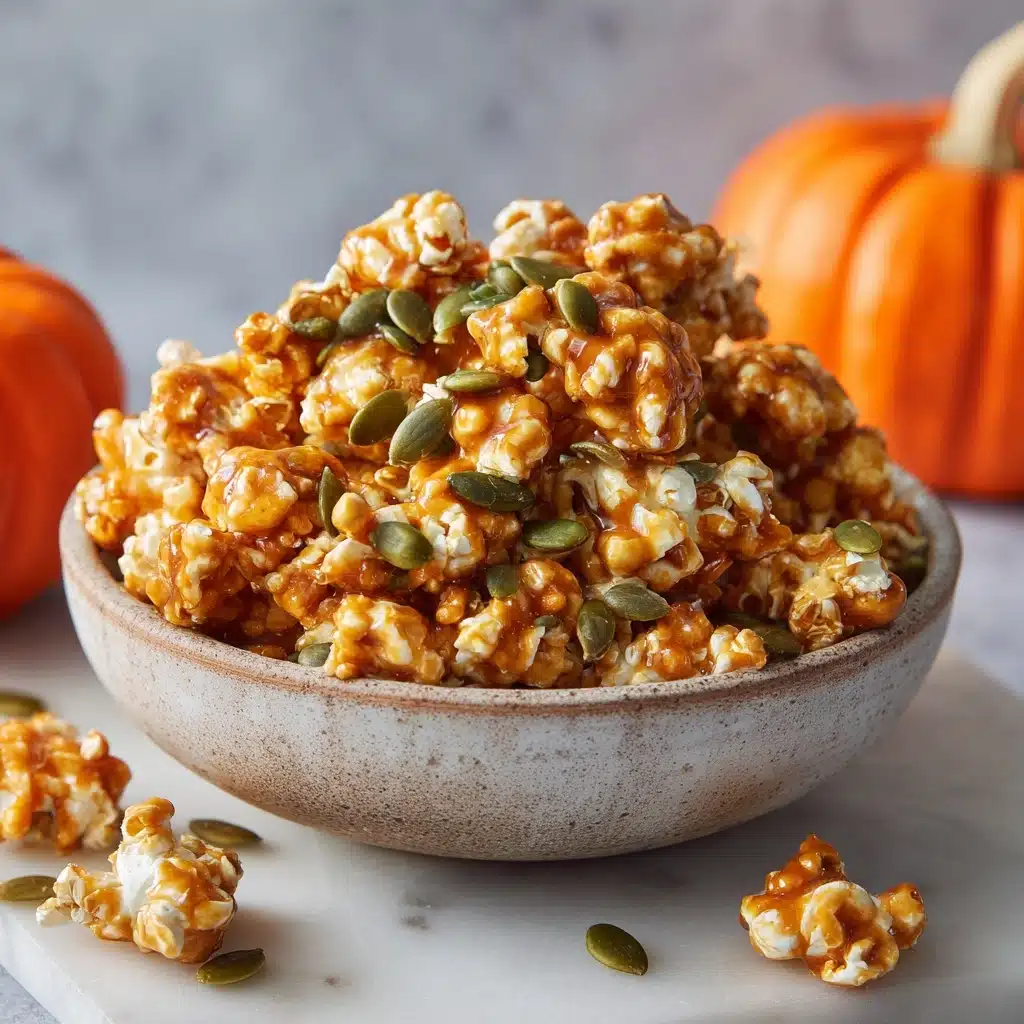 Pumpkin Spice Caramel Popcorn Recipe - Recipe Image