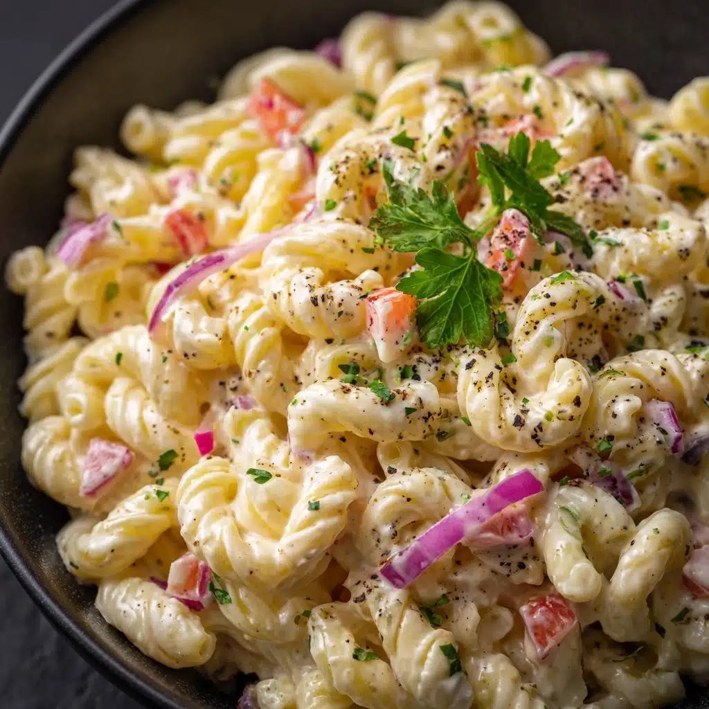 Sweet Amish Macaroni Salad Recipe - Recipe Image
