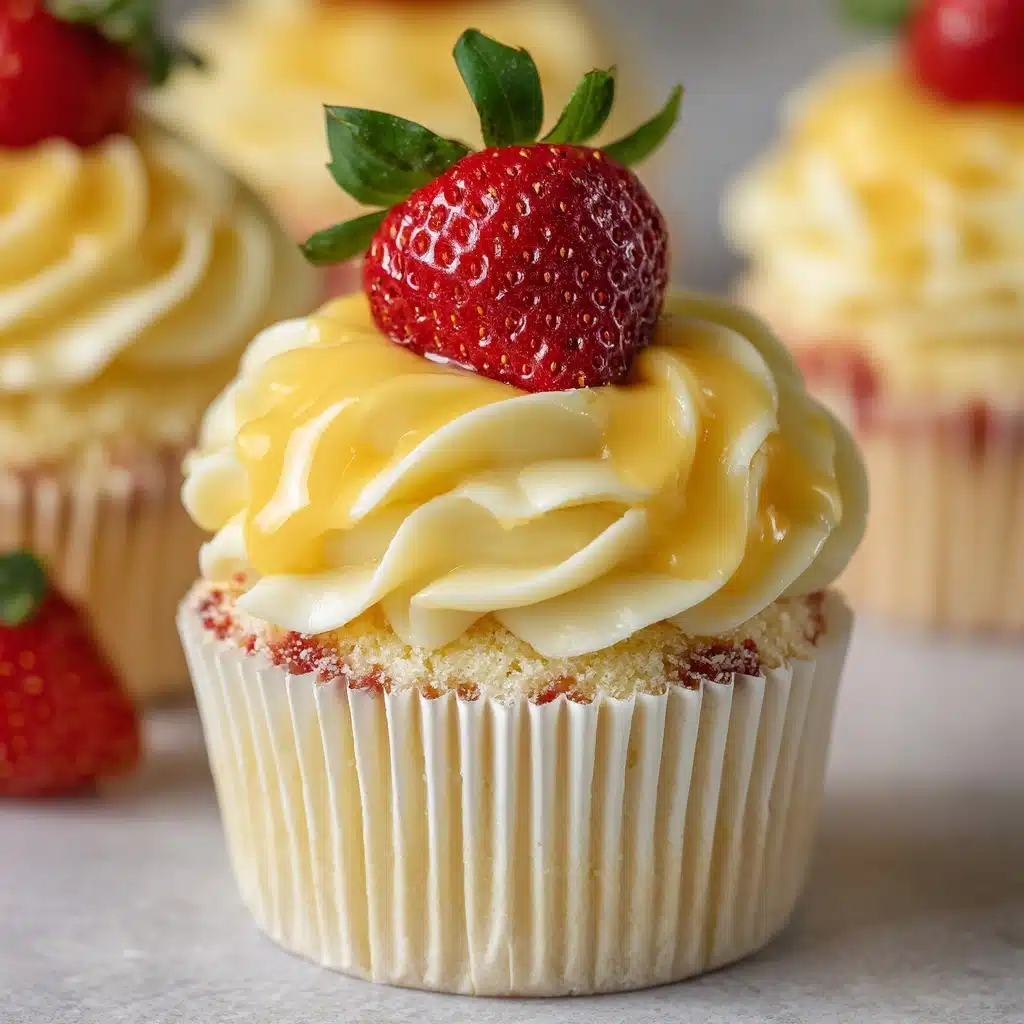 Strawberry Mango Cupcakes Recipe - Recipe Image