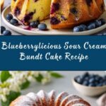 Blueberrylicious Sour Cream Bundt Cake Recipe