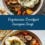 Vegetarian Crockpot Lasagna Soup Recipe