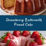 Strawberry Buttermilk Pound Cake Recipe
