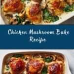 Chicken, Spinach, and Mushroom Low-Carb Oven Dish Recipe