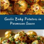 Easy Creamy Garlic Sauce Baby Potatoes Recipe