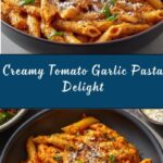 Creamy Tomato Garlic Pasta Recipe