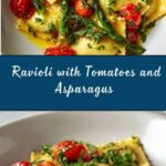 Ravioli with Tomatoes and Asparagus Recipe