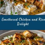Smothered Chicken and Rice Recipe