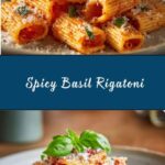 Spicy Basil Rigatoni Recipe