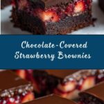 Chocolate-Covered Strawberry Brownies Recipe