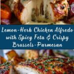 y Feta & Crispy Brussels-Parmesan Wedges Recipe