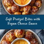 Soft Pretzel Bites with Vegan Cheese Sauce Recipe