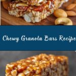 Chewy Homemade Granola Bars Recipe