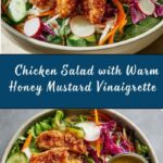 Coconut Chicken Salad with Warm Honey Mustard Vinaigrette Recipe