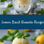 Lemon and Basil Granita Recipe