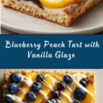 Blueberry Peach Tart with Vanilla Glaze Recipe