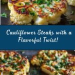 Easy Cheesy Cauliflower Steaks Recipe