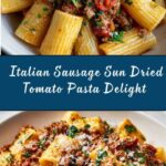 Creamy Italian Sausage Sun Dried Tomato Pasta Recipe