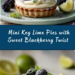 Mini Key Lime Pies with Blackberry Recipe