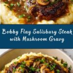 Bobby Flay Salisbury Steak with Mushroom Gravy Recipe