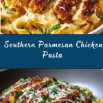 Southern Style Creamy Parmesan Chicken Pasta Recipe