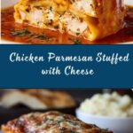Chicken Parmesan Stuffed with Cream Cheese Recipe