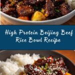 High Protein Beijing Beef Rice Bowls Recipe