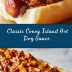 Classic Coney Island Hot Dog Sauce Recipe