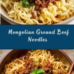 Mongolian Ground Beef Noodles Recipe