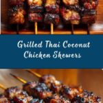Grilled Thai Coconut Chicken Skewers Recipe