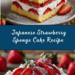 Japanese Strawberry Sponge Cake (Strawberry Shortcake) Recipe
