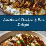 Smothered Chicken and Rice Recipe