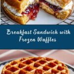 Easy Frozen Waffle Sweet Breakfast Sandwich Recipe