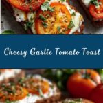 Garlic & Cheese Tomato Toast Recipe