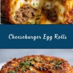 Crispy Cheeseburger Egg Rolls Recipe