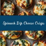 Spinach Dip Cheese Crisps Recipe