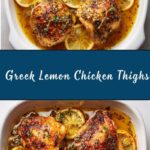 Easy Greek Lemon Chicken Thighs Recipe