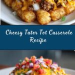 Cheesy Tater Tot Casserole with Ground Beef and Rotel Recipe