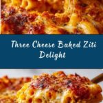 Three Cheese Baked Ziti Recipe