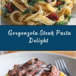Creamy Gorgonzola Steak Pasta Recipe