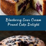Blueberry Sour Cream Pound Cake Recipe