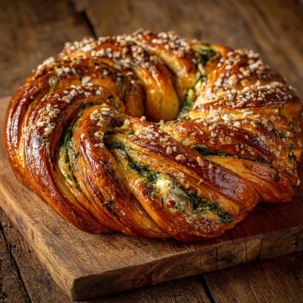 Spinach and Artichoke Stuffed Soft Pretzels Recipe - Recipe Image