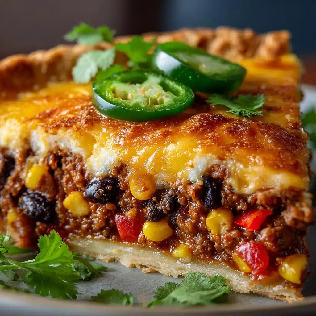 Cheesy Burrito Pie Recipe - Recipe Image