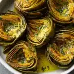Roasted Artichokes with Garlic Butter Recipe